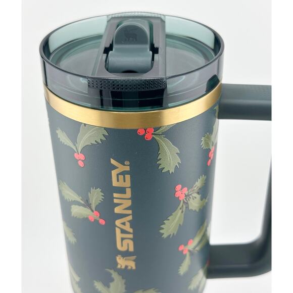 STANLEY The Cheers & Cheer ProTour Flip Straw Tumbler | 30 OZ; HOLIDAY BOTANICAL - Picture 3 of 5